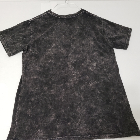 Def Leppard Blue Eye High n Dry t-shirt Men's Medium Fitted acid wash black - Picture 3 of 7